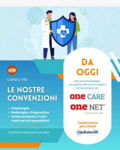 Da oggi nuovi servizi convenzionati con One Net – One Care